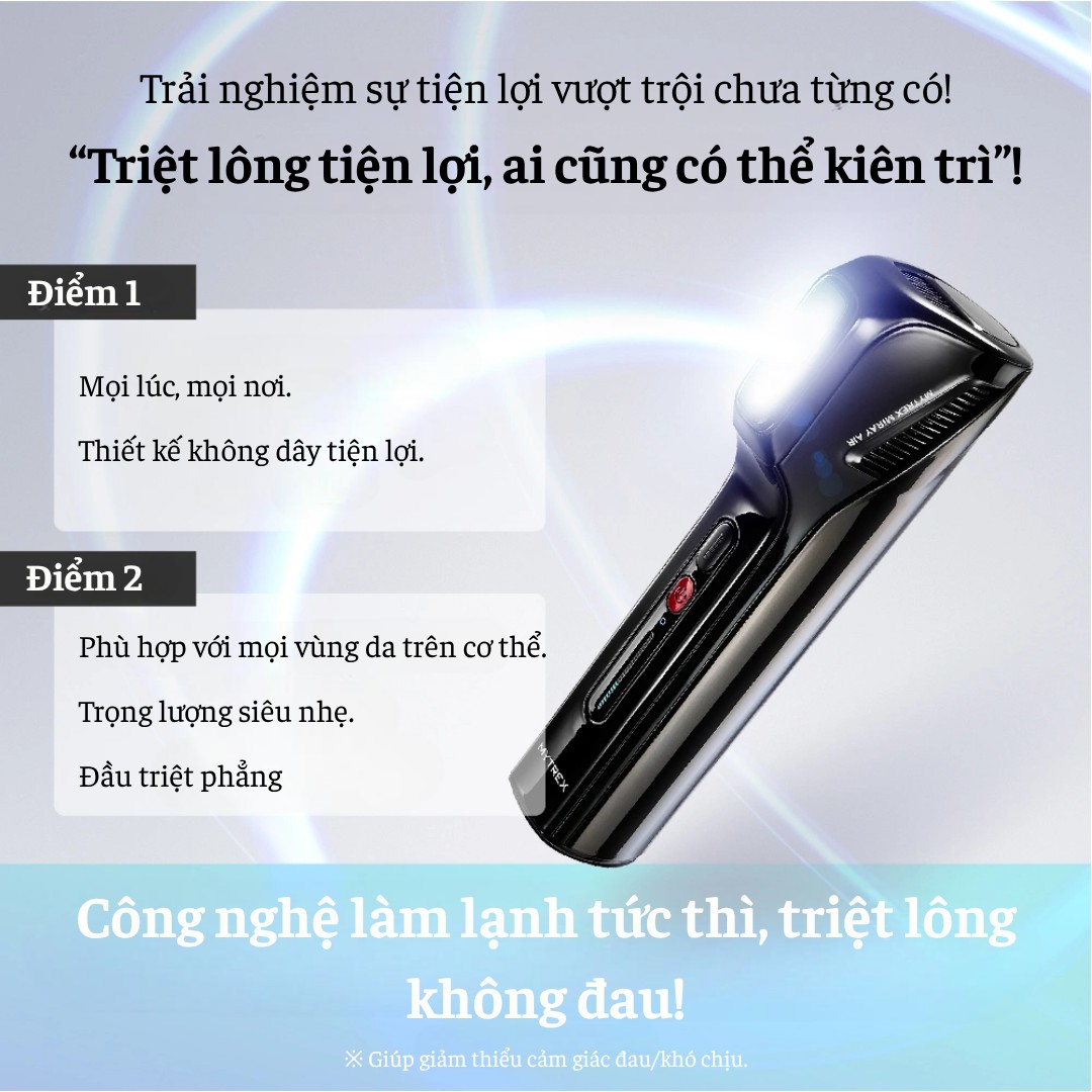 MYTREX MiRAY AIR - Thiết Bị Làm Đẹp Bằng Ánh Sáng Không Dây 3