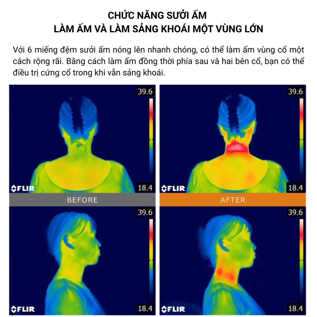 Máy massage Cổ Nhật Bản MyTrex Dr.Heat Neck Mẫu Mới 4
