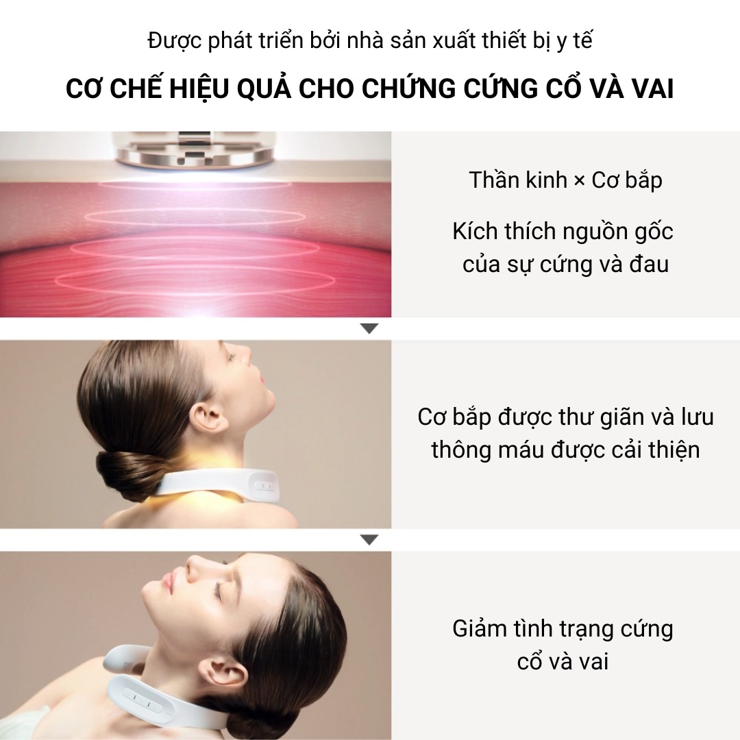 Máy massage Cổ Nhật Bản MyTrex Dr.Heat Neck Mẫu Mới 6